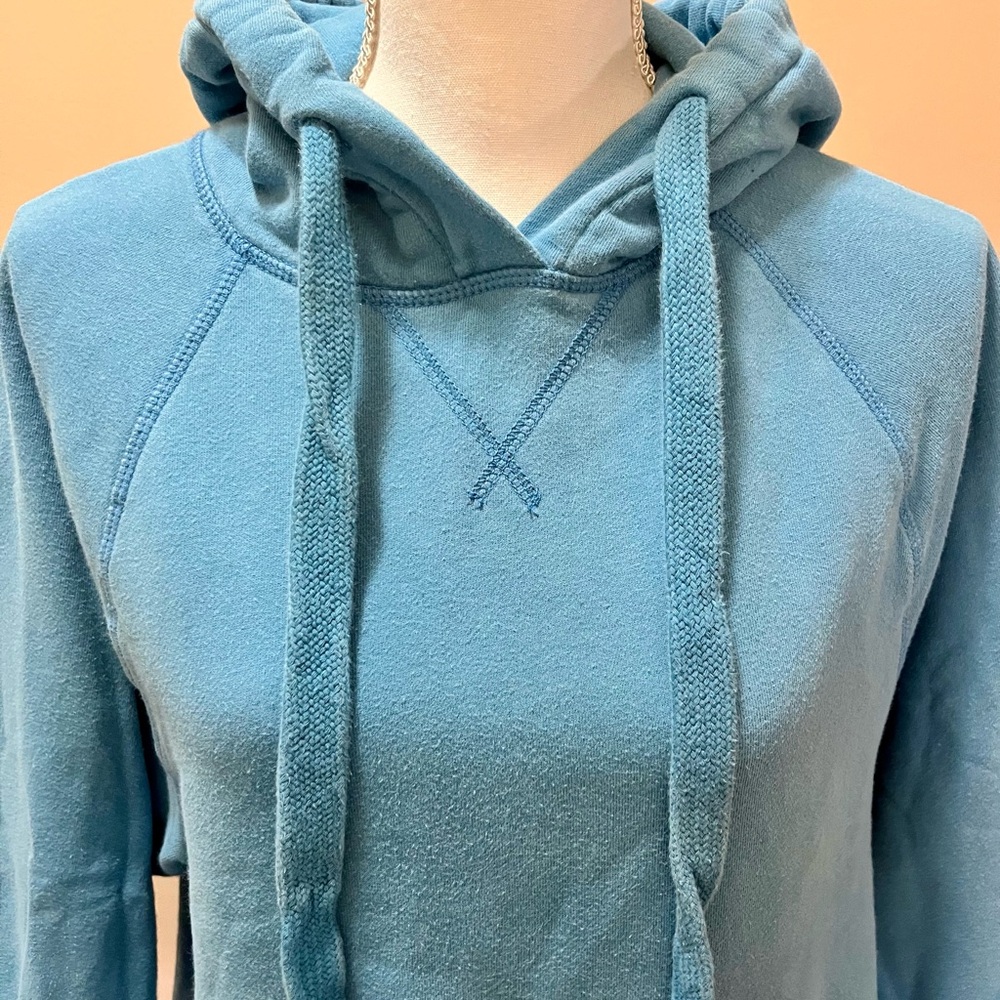 American Eagle Oversized Baby Blue Hoodie Size XS - Picture 3 of 8